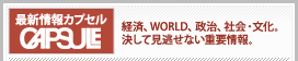 最新情報カプセル:経済、WORLD、政治、社会・文化。決して見逃せない重要情報。